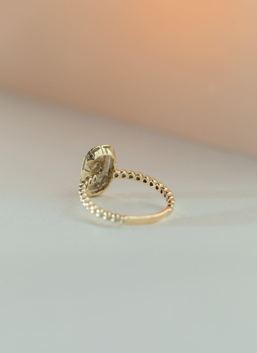 Zoha diamond ring 14k gold