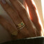 Agne scroll ring 14k gold - Studio Kroewe