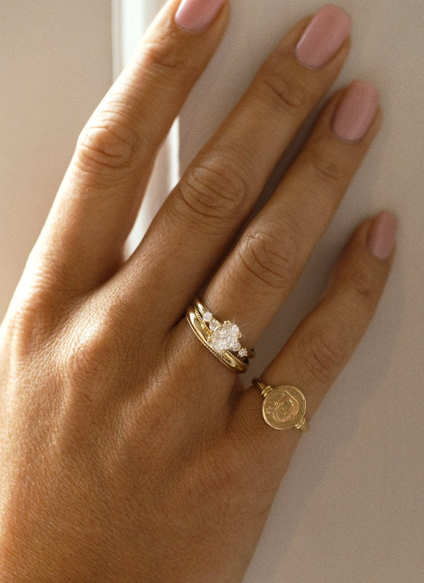 Studio Kroewe Alison diamond ring 14k gold - Main Image