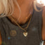 Aphrodite heart medaillon 14k gold - Studio Kroewe