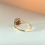 Aurie garnet ring 14k gold - Studio Kroewe