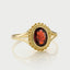 Aurie garnet ring 14k gold - Studio Kroewe