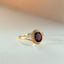 Aurie garnet ring 14k gold - Studio Kroewe