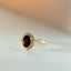 Aurie garnet ring 14k gold - Studio Kroewe