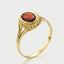 Aurie garnet ring 14k gold - Studio Kroewe