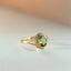 Aurie peridot ring 14k gold - Studio Kroewe