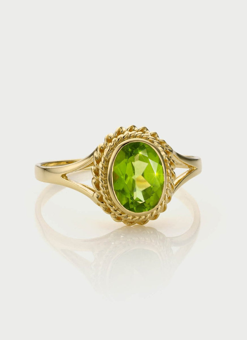 Goldie signet ring 14k gold - Studio Kroewe