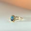 Aurie topaz ring 14k gold - Studio Kroewe