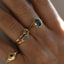Aurie topaz ring 14k gold - Studio Kroewe