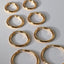 Austen hoop earrings 14k gold - Studio Kroewe