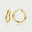 Austen hoop earrings 14k gold - Studio Kroewe