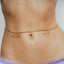 Bamboo alphabet charm 14k gold - Studio Kroewe