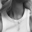 Bamboo alphabet charm 14k gold - Studio Kroewe