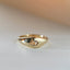 Bear golden topaz ring 14k gold - Studio Kroewe
