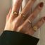 Bear golden topaz ring 14k gold - Studio Kroewe