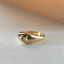 Bear golden topaz ring 14k gold - Studio Kroewe