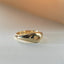 Bear golden topaz ring 14k gold - Studio Kroewe