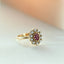 Billie ruby pearl entourage ring 14k gold - Studio Kroewe