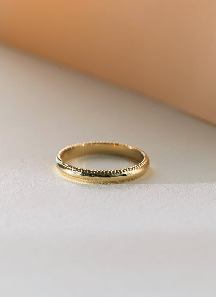 Bir ring 14k gold - Studio Kroewe