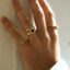 Bir ring 14k gold - Studio Kroewe