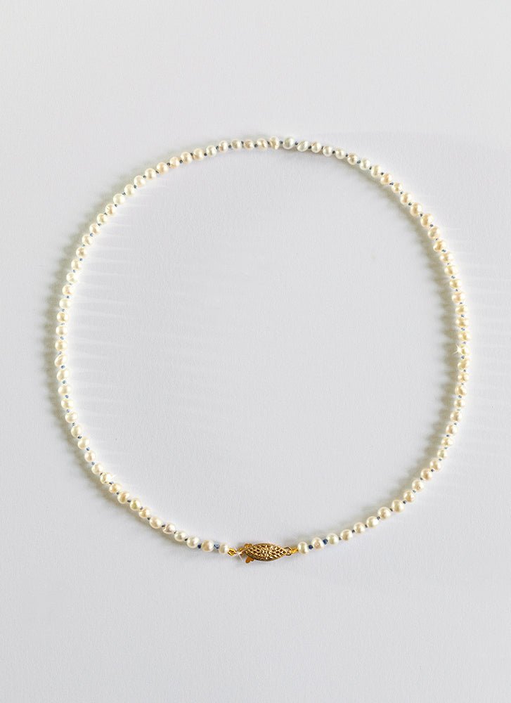 Bonne pearl necklace 14k gold - Studio Kroewe