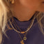 Bonne pearl necklace 14k gold - Studio Kroewe