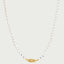 Bonne pearl necklace 14k gold - Studio Kroewe