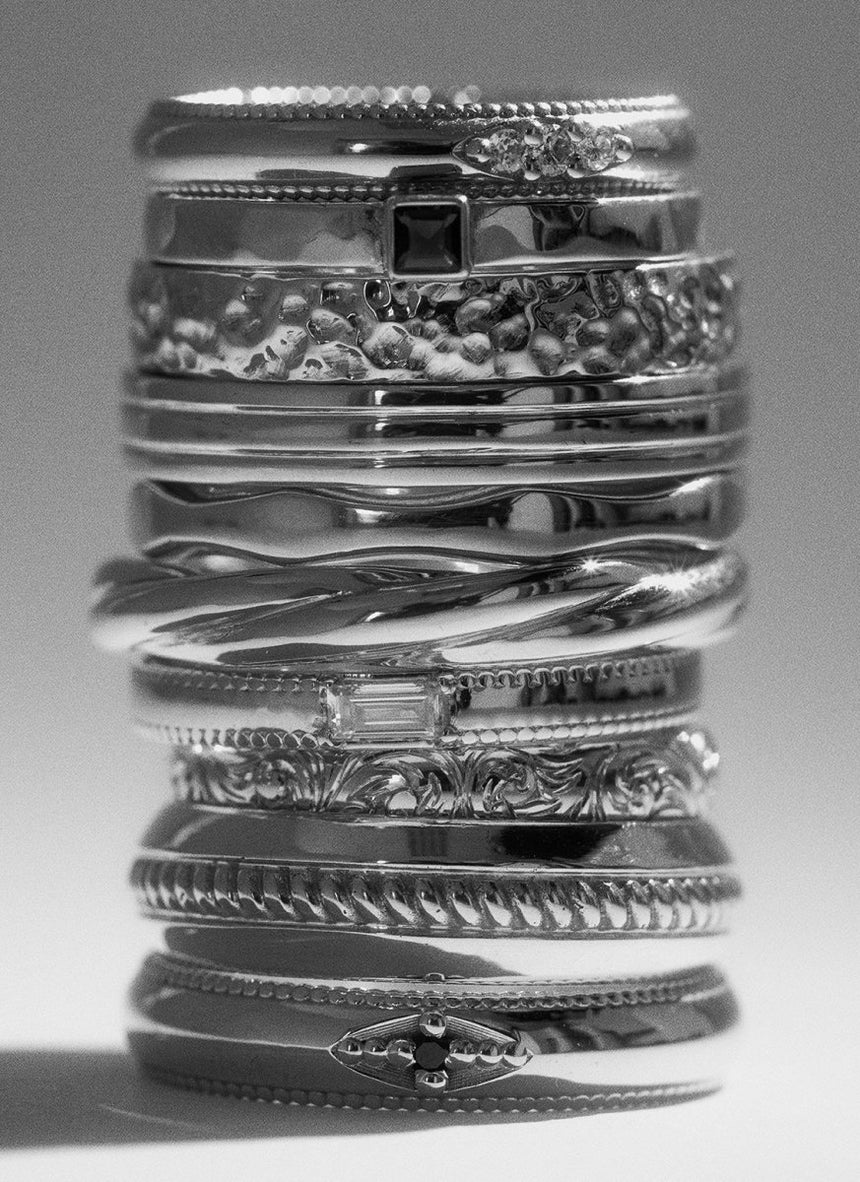 Bowie ring 14k gold - Studio Kroewe