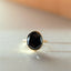 Buffy hematite ring 14k gold - Studio Kroewe