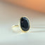 Buffy hematite ring 14k gold - Studio Kroewe