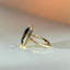 Buffy hematite ring 14k gold - Studio Kroewe