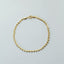 Caes 2.1mm bracelet 14k gold - Studio Kroewe