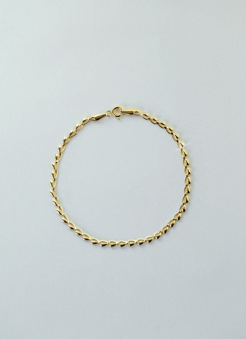 Caes 2.1mm bracelet 14k gold - Studio Kroewe