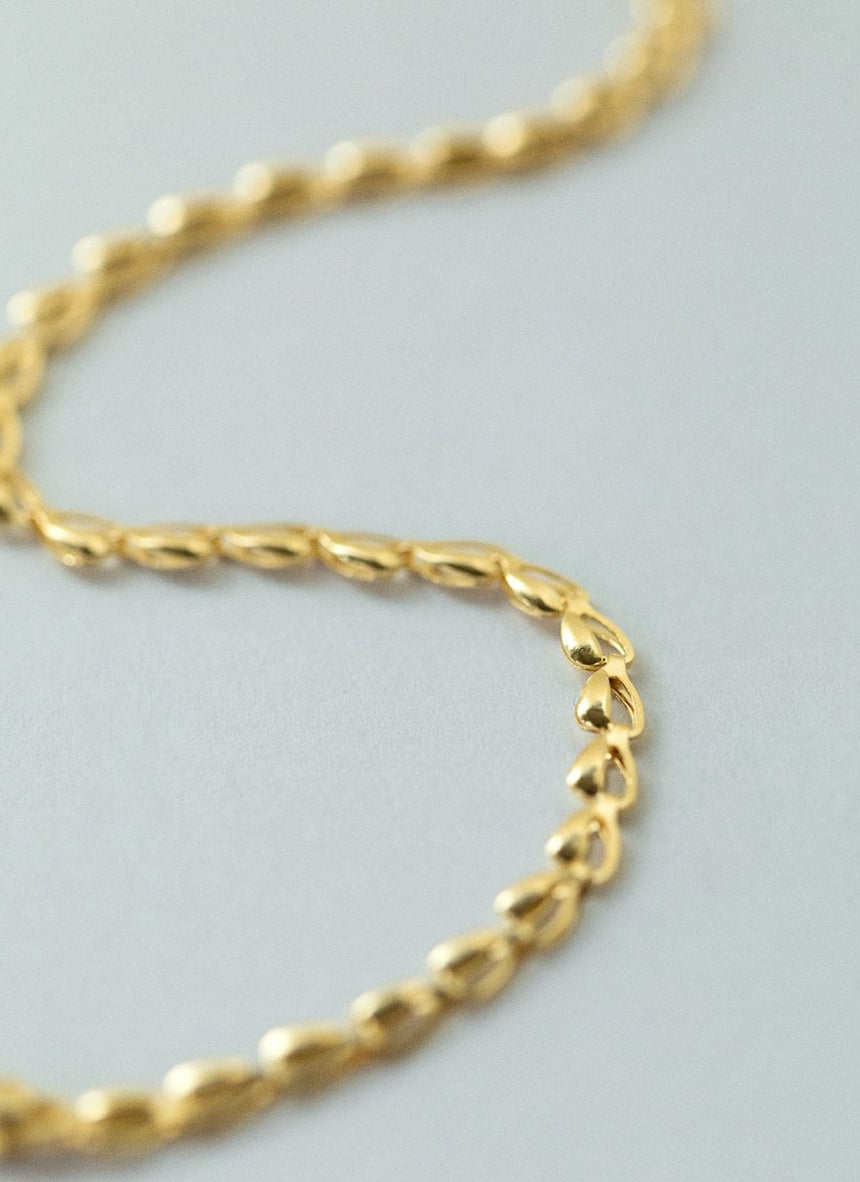 Caes 2.1mm bracelet 14k gold - Studio Kroewe