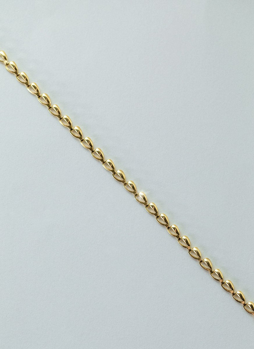 Caes 2.1mm bracelet 14k gold - Studio Kroewe