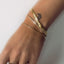 Caes 2.1mm bracelet 14k gold - Studio Kroewe