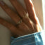 Celine diamond ring 14k gold - Studio Kroewe