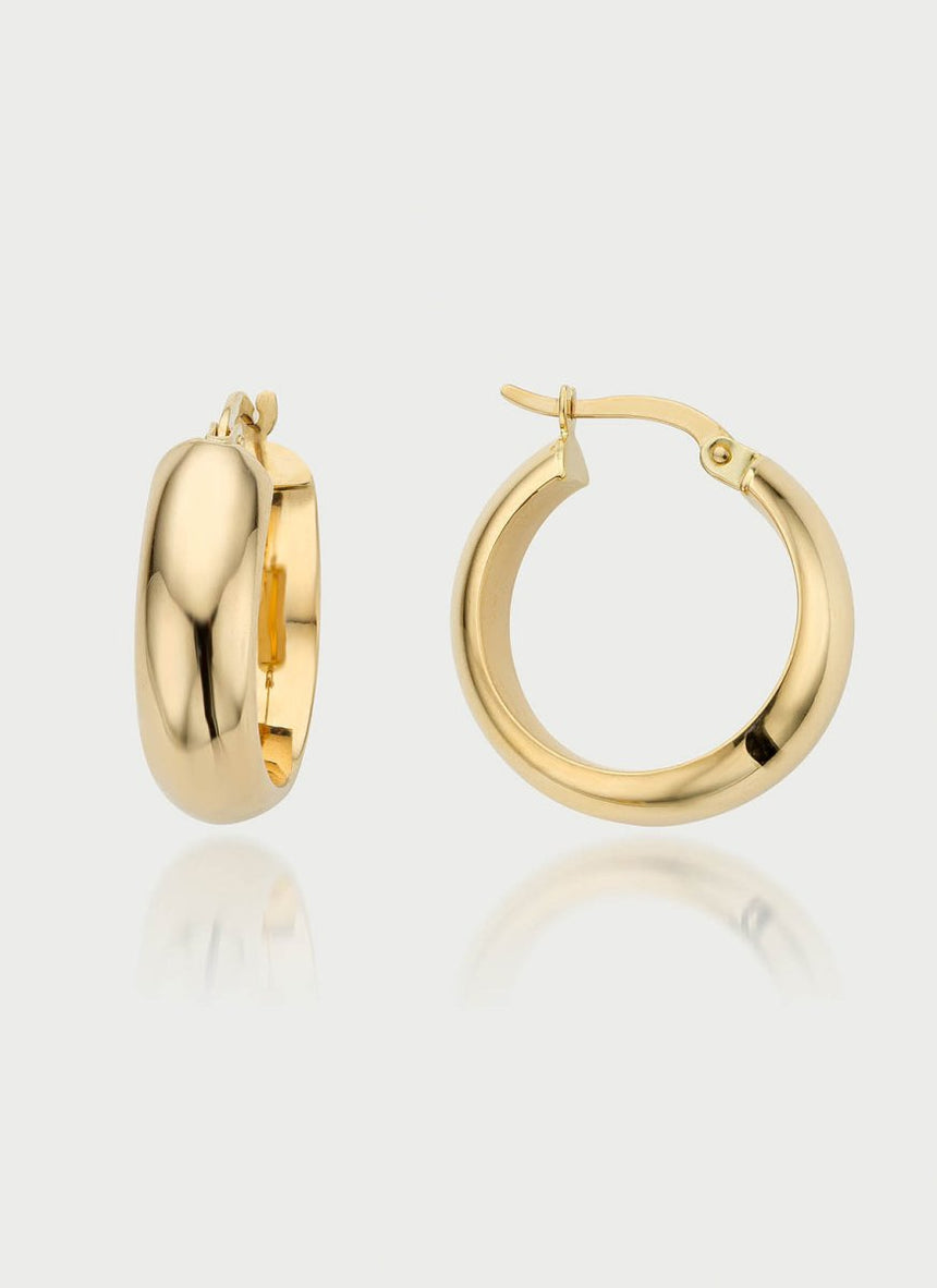 Chrissie earrings 14k gold - Studio Kroewe
