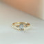 Ciri emerald cut diamond ring 14k gold - Studio Kroewe