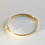 Classic oval 4mm bangle 14k gold - Studio Kroewe