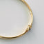 Classic oval 4mm bangle 14k gold - Studio Kroewe