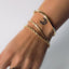 Classic oval 6mm bangle 14k gold - Studio Kroewe
