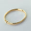 Classic oval 6mm bangle 14k gold - Studio Kroewe