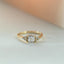 Clementine cushion cut diamond ring 14k gold - Studio Kroewe