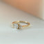 Clementine cushion cut diamond ring 14k gold - Studio Kroewe