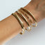 Closed forever bracelet 14k gold - Studio Kroewe