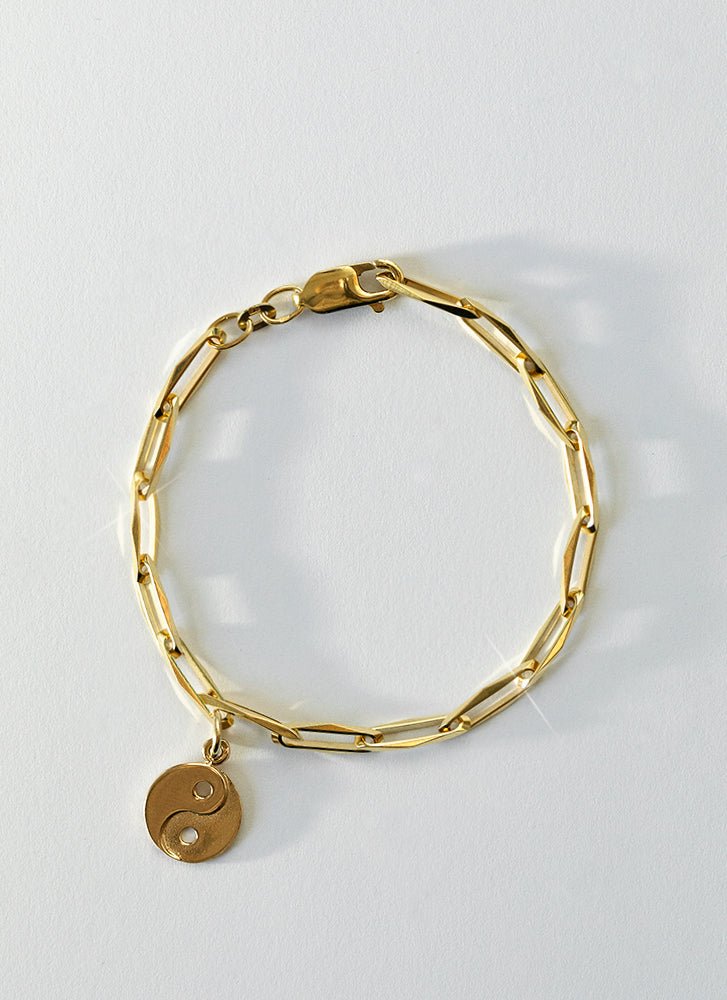 Closed forever bracelet 14k gold - Studio Kroewe
