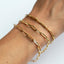 Closed forever bracelet 14k gold - Studio Kroewe