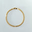 Clover 4mm anchor bracelet 14k gold - Studio Kroewe