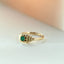 Clover emerald ring 14k gold - Studio Kroewe